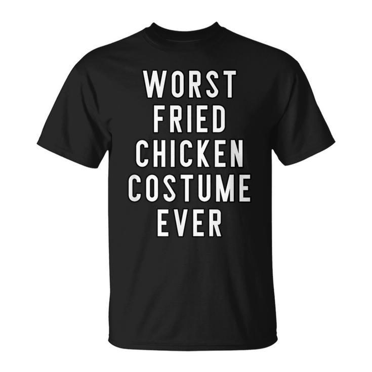 Couples Halloween Costume Worst Fried Chicken Costume Ever  Unisex T-Shirt