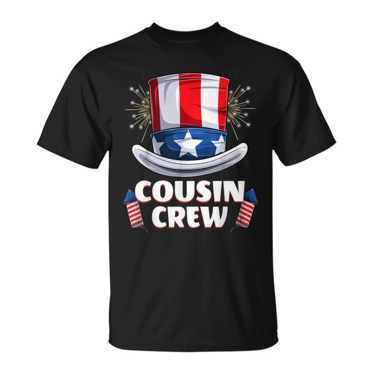 Cousin Crew 4Th Of July Family Matching Boys Girls Kids  Unisex T-Shirt
