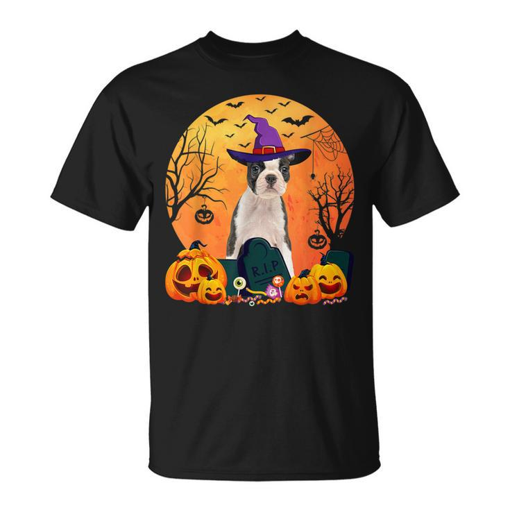 Cute Boston Terrier Halloween Costume Funny Dog Lover  Unisex T-Shirt