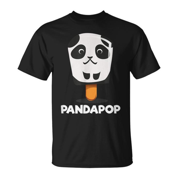 Cute Cartoon Panda Baby Bear Popsicle Panda Birthday Gift  Unisex T-Shirt