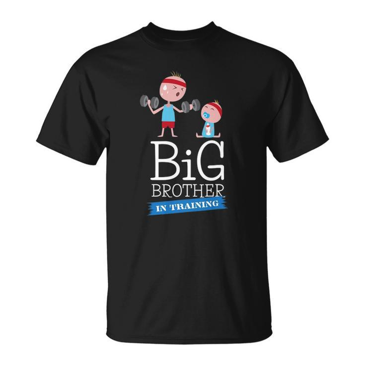 Cute Toddler Big Brother In Training Funny  For Boys Unisex T-Shirt