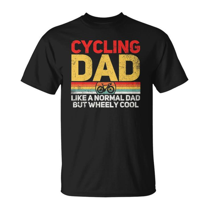 Cycling Cyclist Dad Fathers Day Unisex T-Shirt