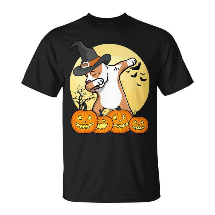 Dabbing Pit Bull Dab Dance Funny Dog Halloween Gift T-Shirt Unisex T-Shirt