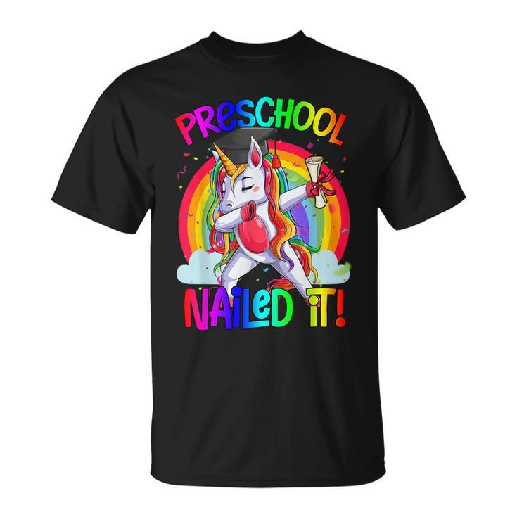 Dabbing Unicorn Preschool Prek Graduation Class Of 2022 Kids  Unisex T-Shirt