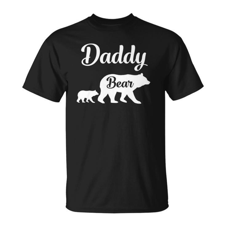 Daddy Bear Fathers Day Funny Gift Unisex T-Shirt