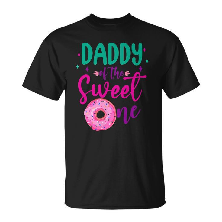 Daddy Of Sweet One 1St Birthday Party Matching Family Donut Unisex T-Shirt