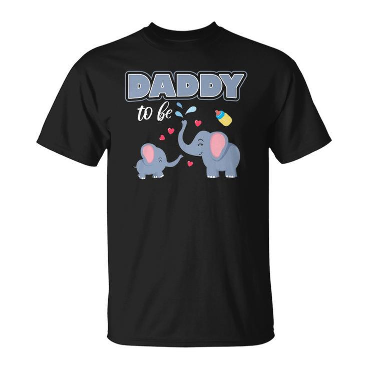 Daddy To Be Pregnancy Elephant Lovers T-shirt