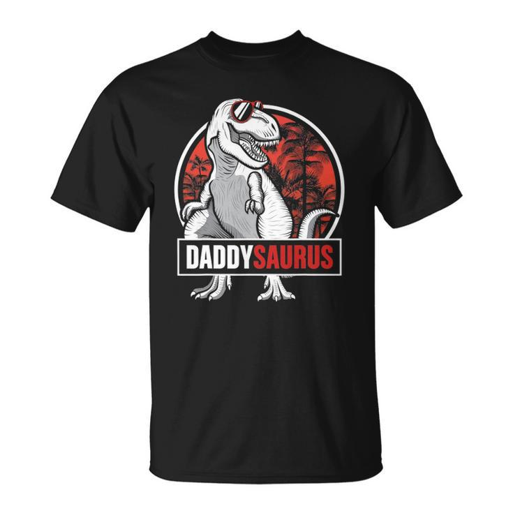Daddysaurus Fathers Day Giftsrex Daddy Saurus Men Unisex T-Shirt