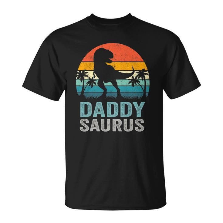 Daddysaurus Funny Fathers Day Rex Daddy Saurus Men Unisex T-Shirt