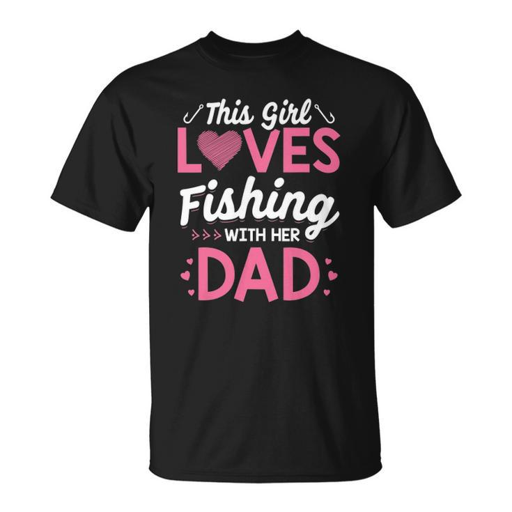 Daughter Fishing  Dad Daughter Matching Fishing Unisex T-Shirt