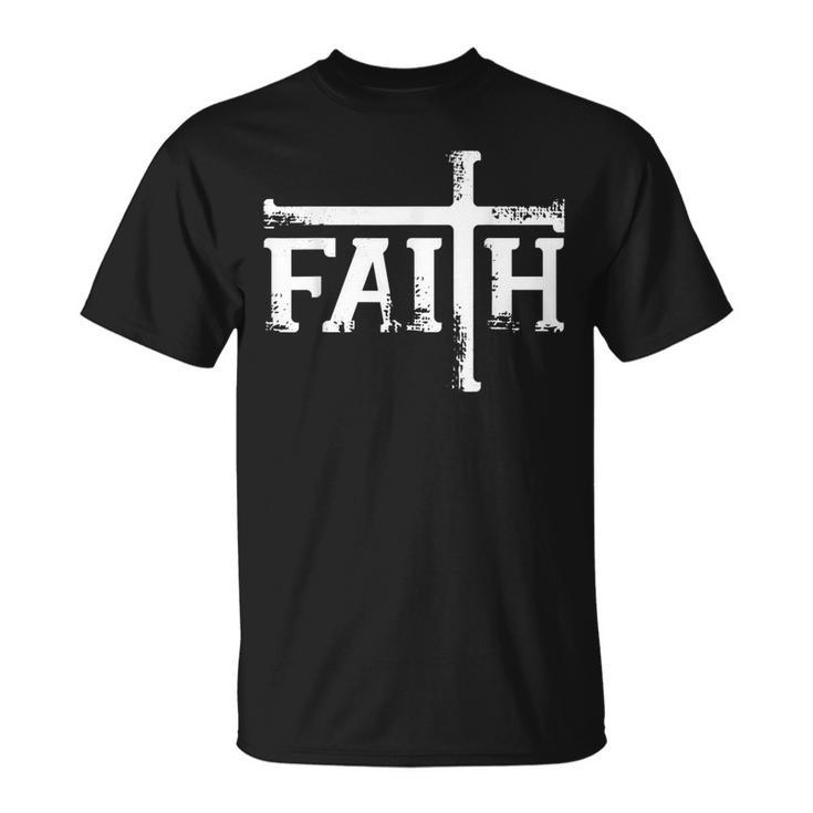 Faith Cross  Christian T  For Men Women Kids  Unisex T-Shirt
