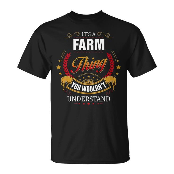 Farm Shirt Family Crest Farm T Shirt Farm Clothing Farm Tshirt Farm Tshirt For The Farm T-Shirt