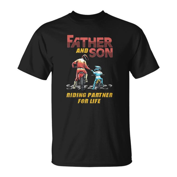 Father And Son Riding Partner For Life Unisex T-Shirt