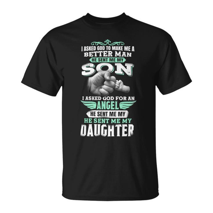 Father Grandpa Father Son And Daughter 87 Family Dad Unisex T-Shirt