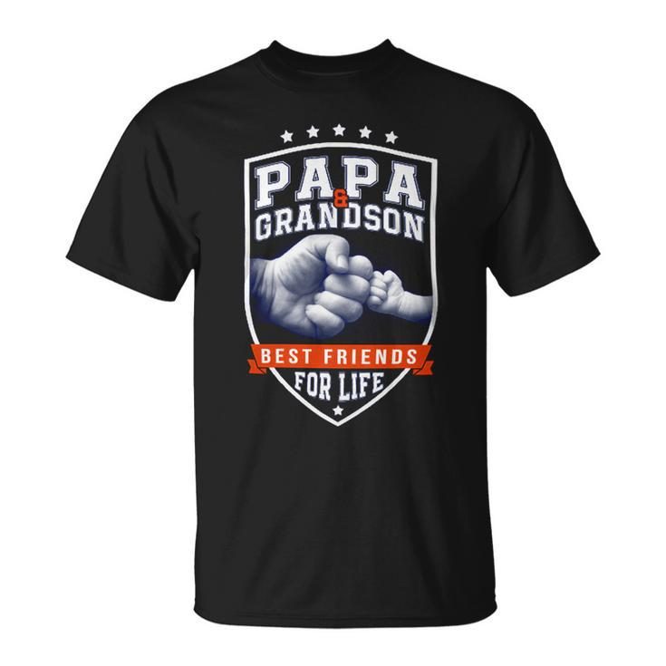 Father Grandpa Papa And Grandson Bestfor Day74 Family Dad Unisex T-Shirt