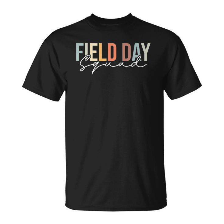Field Day Squad Teacher Student Cool Last Day Of School Unisex T-Shirt