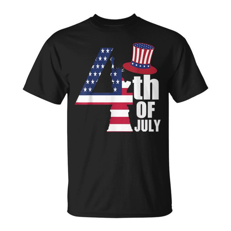 Fourth Of July United States Of America Us Flag 4Th Of July  Unisex T-Shirt