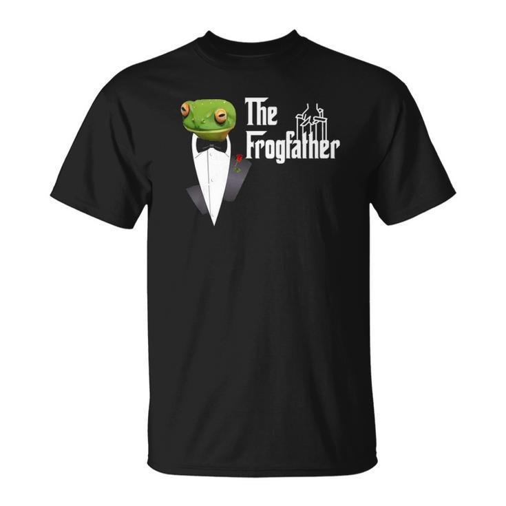 Frog Father Or Frogfather For Frogs Fan Frog Lovers Unisex T-Shirt