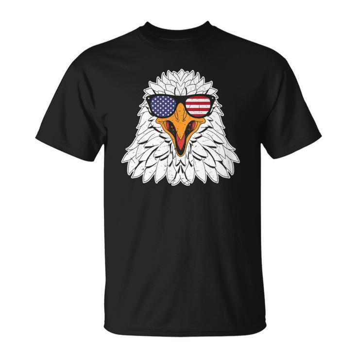 Funny 4Th Of July Eagle Patriotic American Flag Cute Eagle Unisex T-Shirt