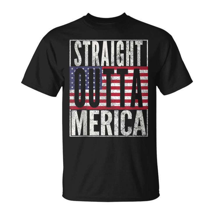 Funny Fourth Of July Gift July 4Th Merica Usa Flag Dad Joke  Unisex T-Shirt