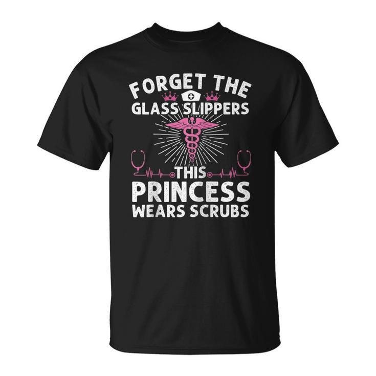 Funny Nurse Gift For Women Cool This Princess Wears Scrubs Raglan Baseball Tee Unisex T-Shirt