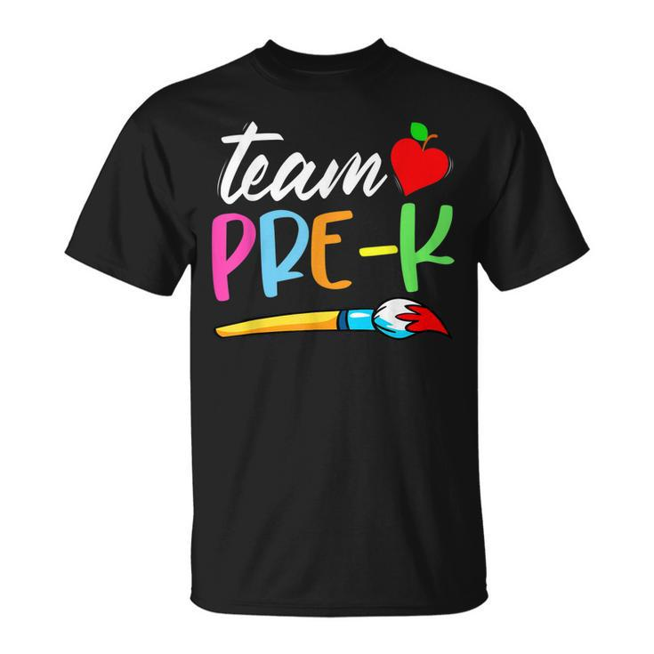 Funny Team Pre-K Back To School Boy Kids Girl Students  Unisex T-Shirt
