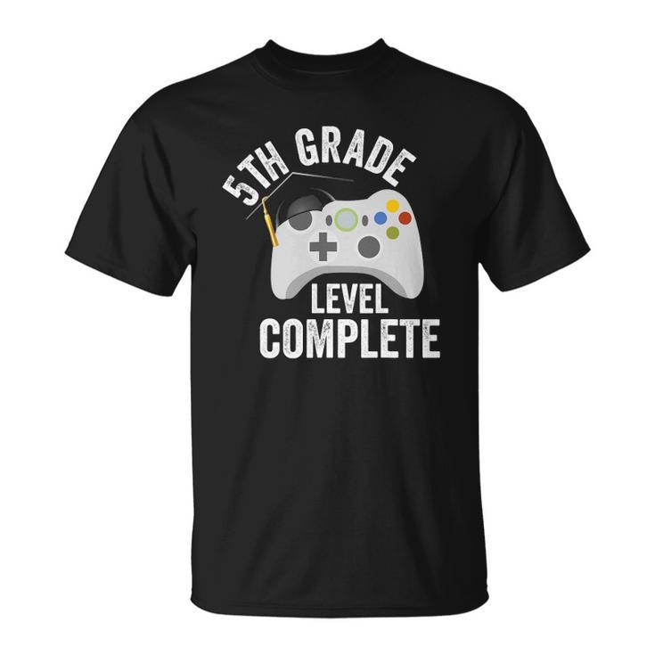 Gamer Level Complete Class Of 2022 5Th Grade Graduation Unisex T-Shirt