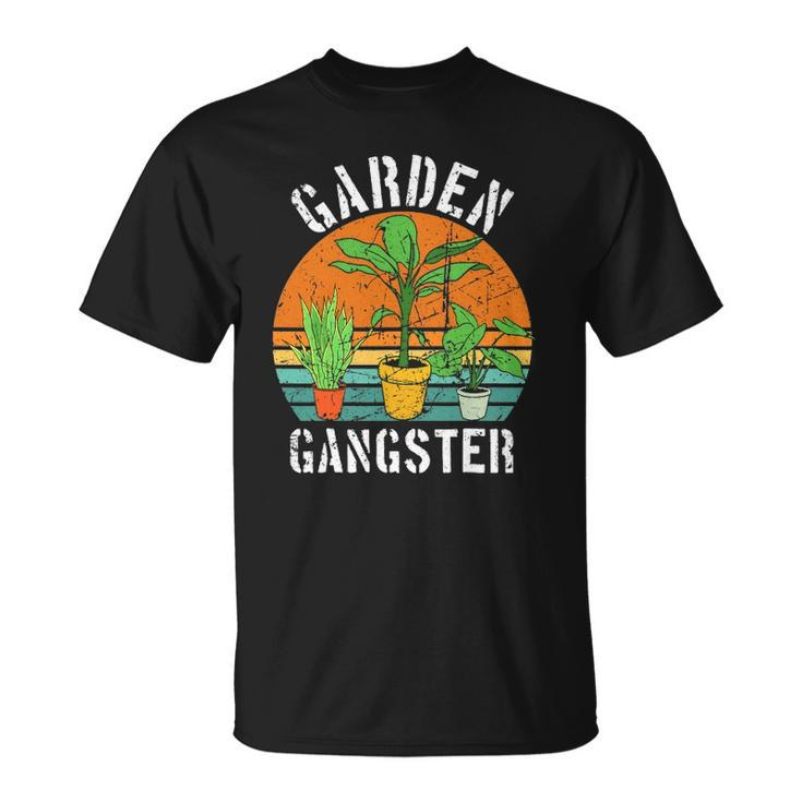 Garden Gangster For Gardener Gardening Vintage Unisex T-Shirt