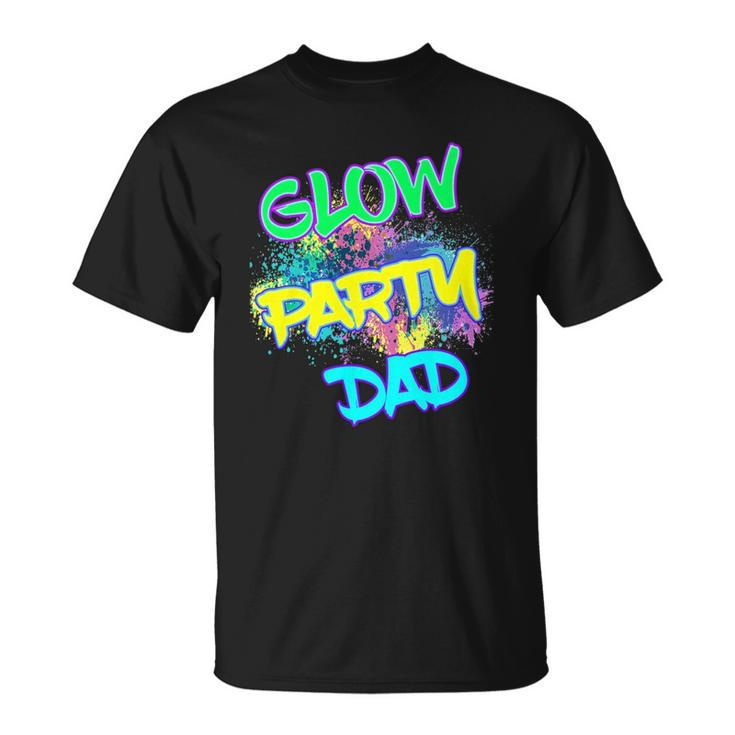 Glow Party Dad Cool Retro Costume 80S Party Father T-shirt