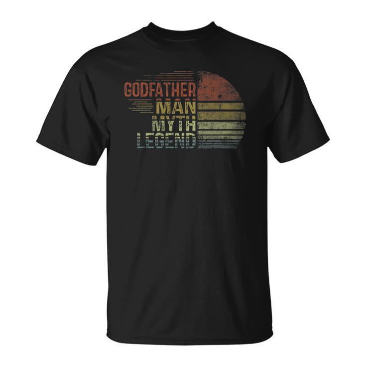 Godfather Man Myth Legend Vintage Men Classic Godfather Unisex T-Shirt