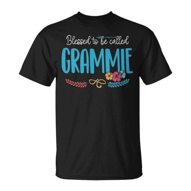 Grammie Grandma Blessed To Be Called Grammie T-Shirt