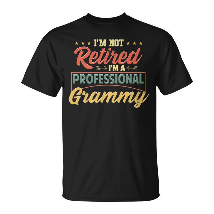 Grammy Grandma Im A Professional Grammy T-Shirt