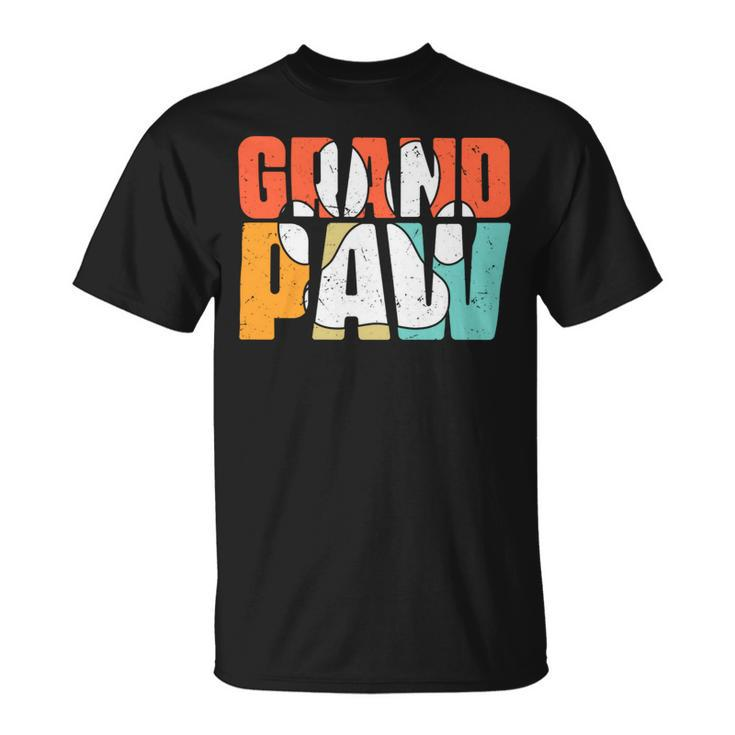 Grand Paw Dog Father Dog Dad Gift Unisex T-Shirt