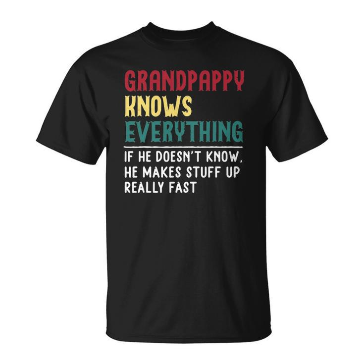 Grandpappy Know Everything Fathers Day For Grandpappy T-shirt