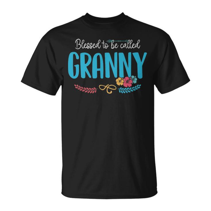 Granny Grandma Blessed To Be Called Granny T-Shirt