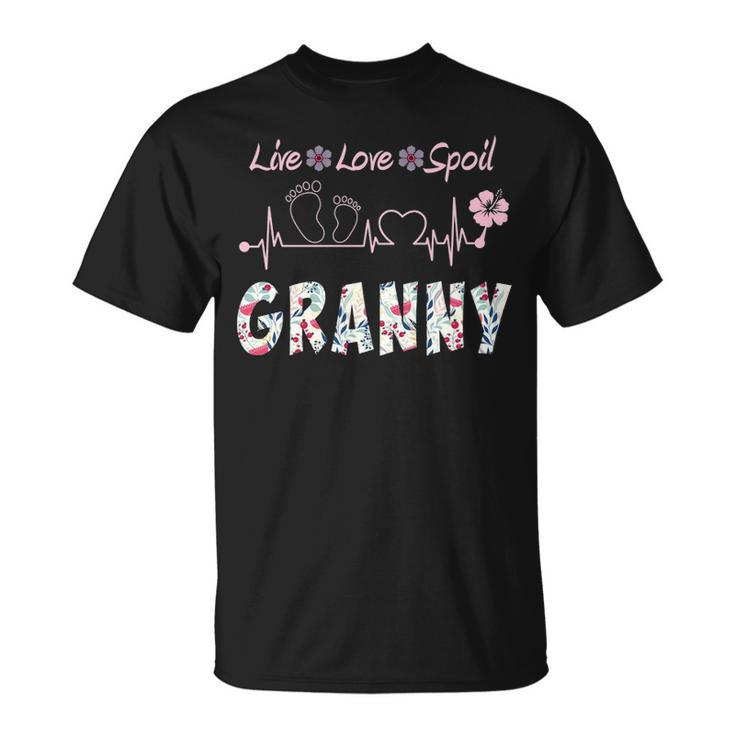 Granny Grandma Granny Live Love Spoil T-Shirt