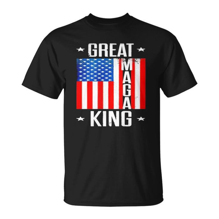 Great Maga King Ultra Maga American Flag Vintage Unisex T-Shirt