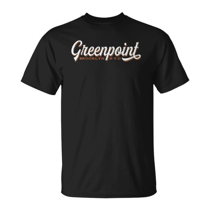 Greenpoint Brooklyncool Retro New York City Design Unisex T-Shirt