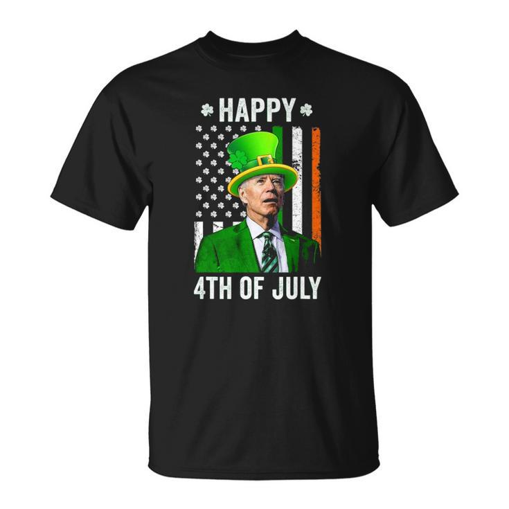 Happy 4Th Of July Joe Biden St Patricks Day Leprechaun Hat Unisex T-Shirt