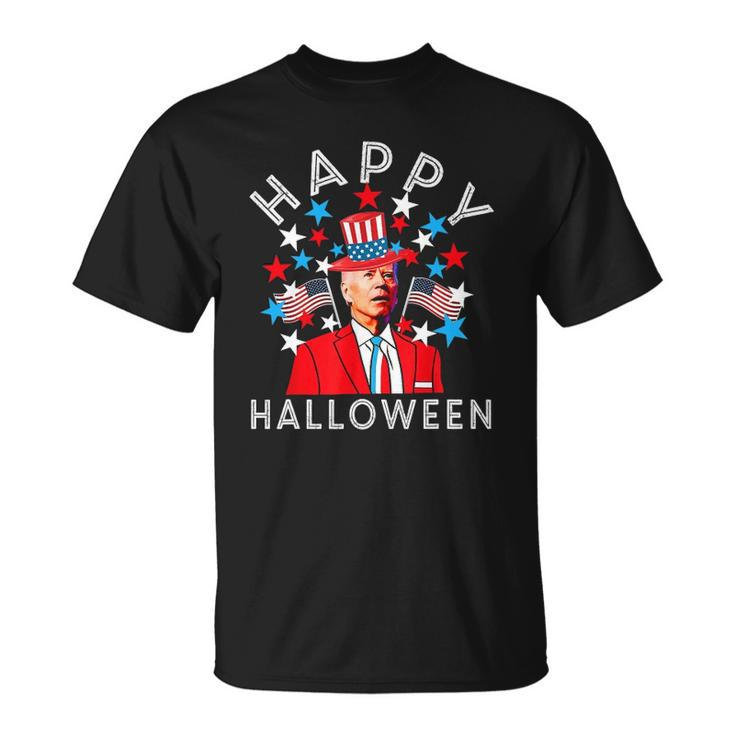 Happy Halloween Joe Biden 4Th Of July Memorial Independence Unisex T-Shirt