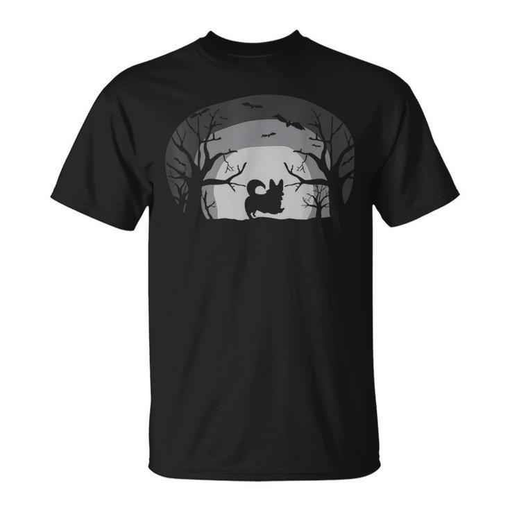 Happy Halloween Welsh Corgi Dog Spooky Scary Puppies  Unisex T-Shirt
