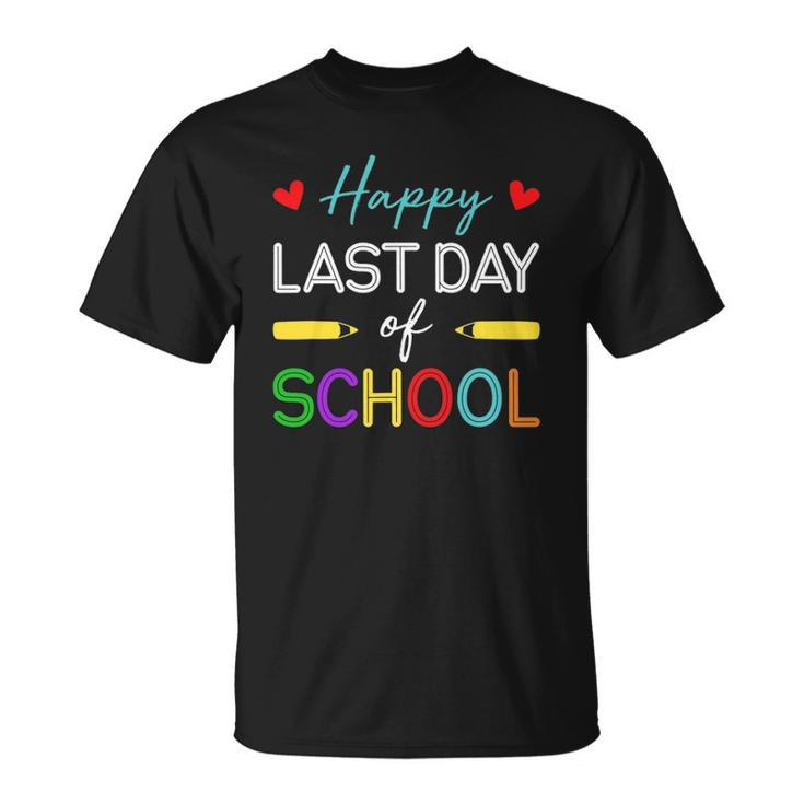 Happy Last Day Of School Teacher Student Summer Break Unisex T-Shirt