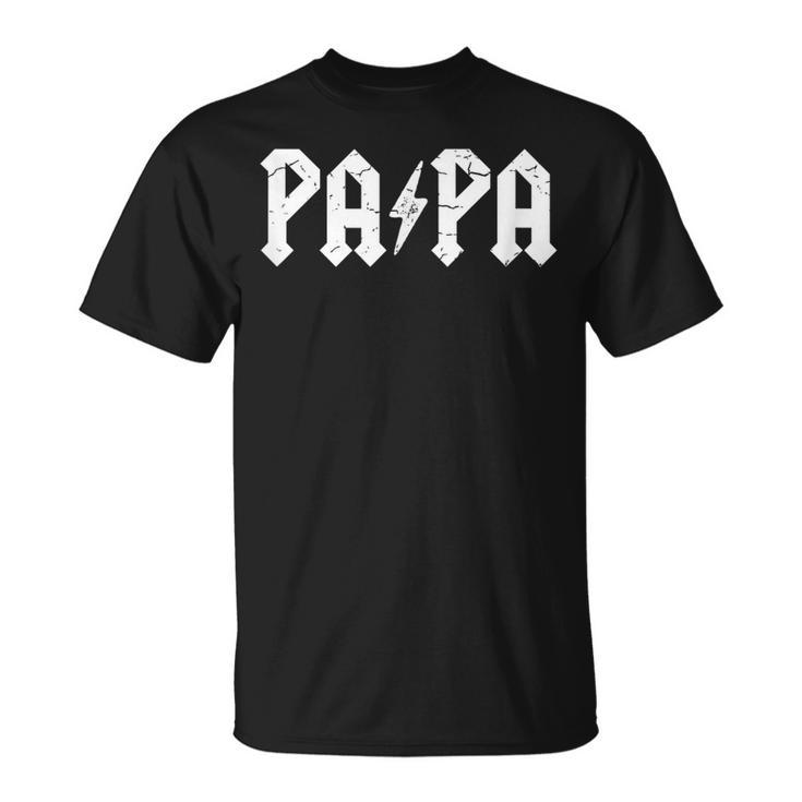 Hard Rock Dad Papa Lightning Bolt T-shirt