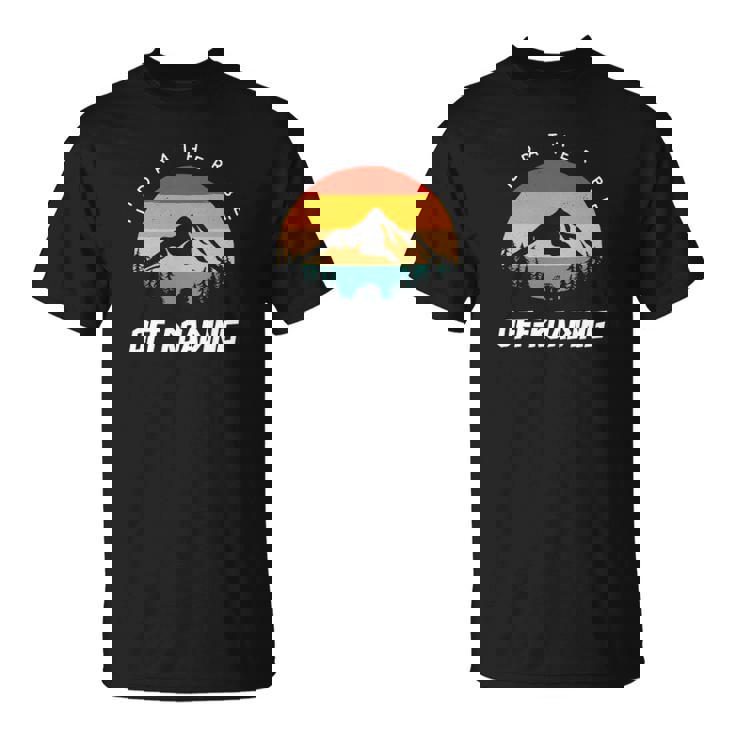 Id Rather Be OffRoading Atv Apparel Off Road Quad Atv Men's Back Print