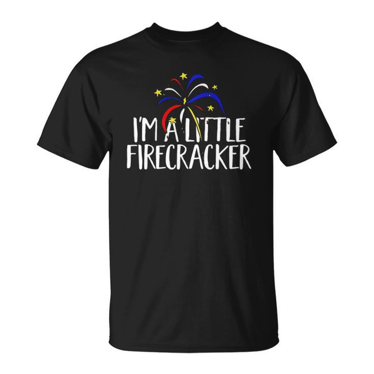 Im A Little Firecracker Patriotic 4Th Of July American  Unisex T-Shirt