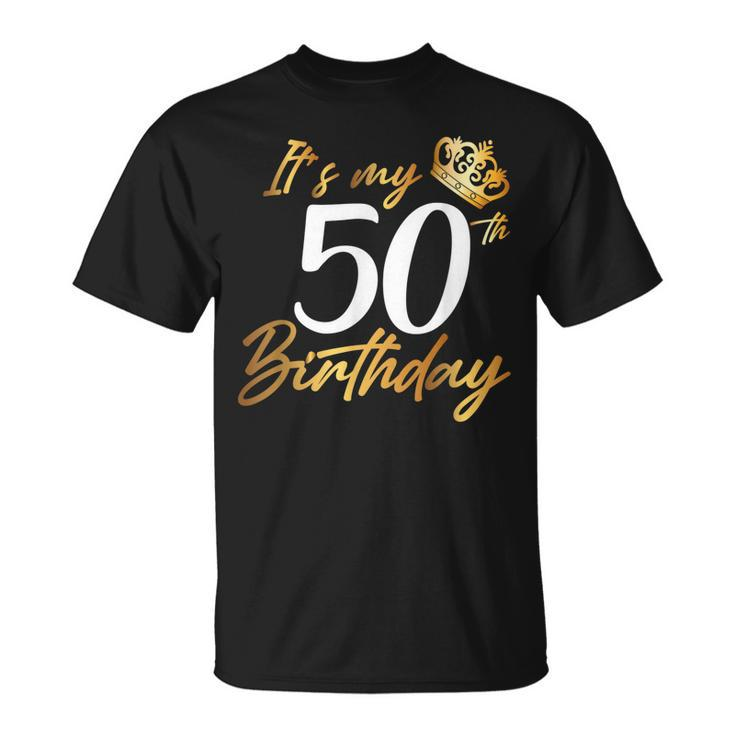 Its My 50Th Birthday 1971 Gift Fifty Years Old Anniversary  Unisex T-Shirt