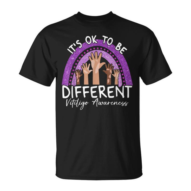 Its Ok To Be Different Vitiligo Awareness  Unisex T-Shirt