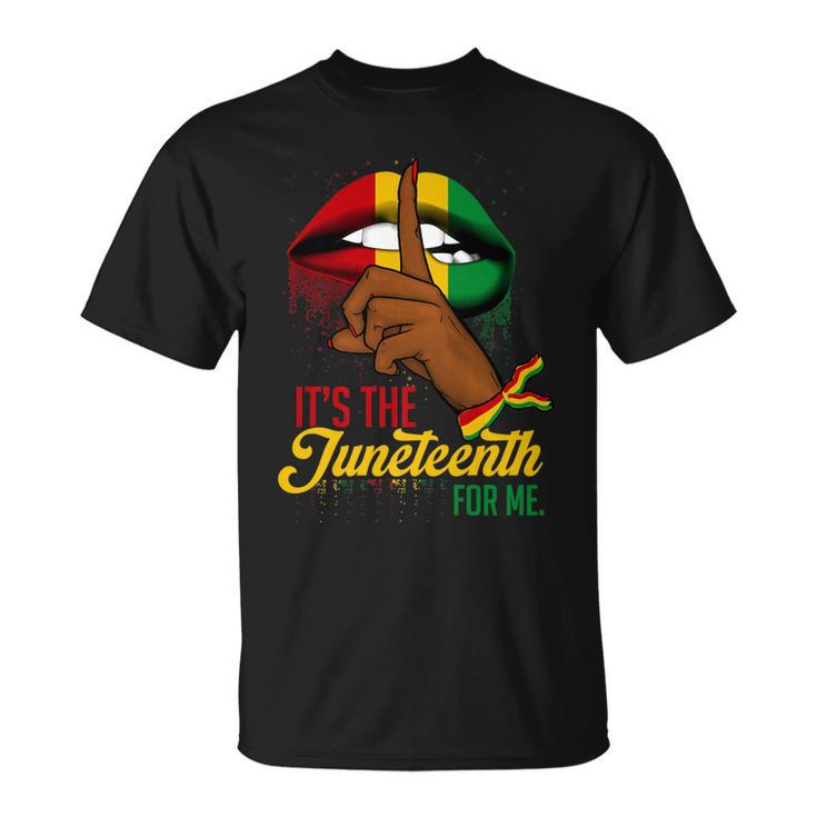 Its The Juneteenth For Me Free-Ish Since 1865 Independence    Unisex T-Shirt