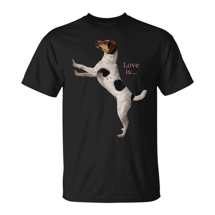 Jack Russell Terrier  Mom Dad Women Men Kids Love Dog  Unisex T-Shirt