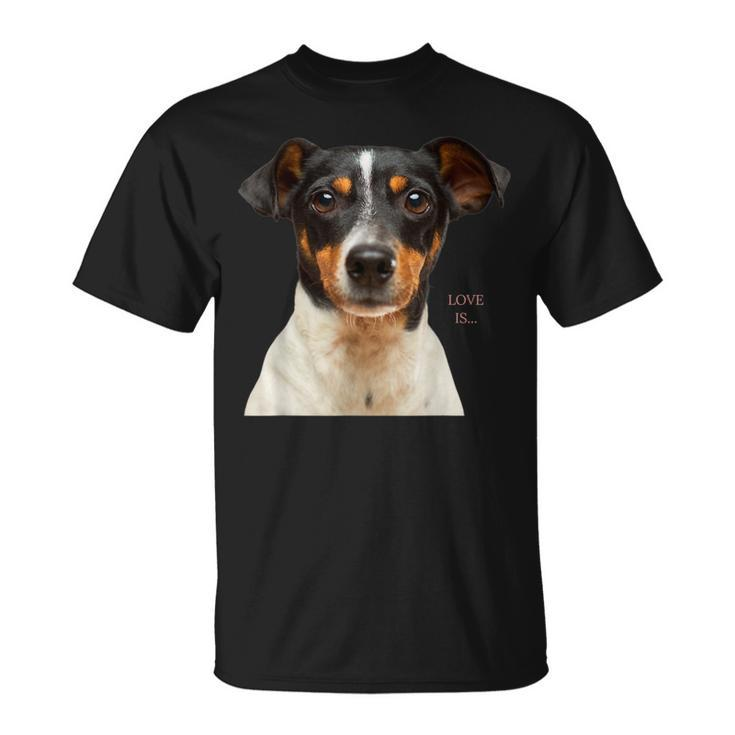 Jack Russell Terrier  Mom Dad Women Men Kids Love Dog  V2 Unisex T-Shirt